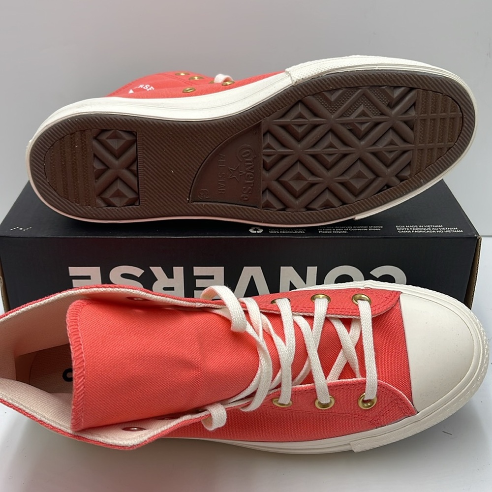 Converse WMNS CTAS LIFT HI
WATERMELON SLUSHY/EGRET WHITE A09914F
Platforms Snkrs - Picture 5 of 16